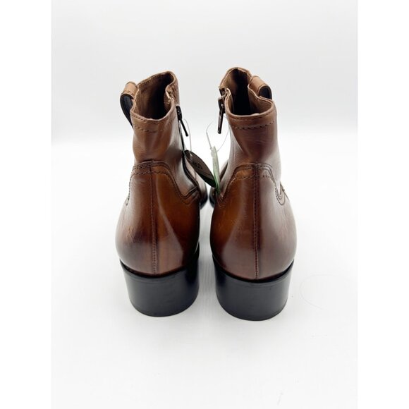 NWT Paul Green Cognac Booties Size 7 - Picture 4 of 6
